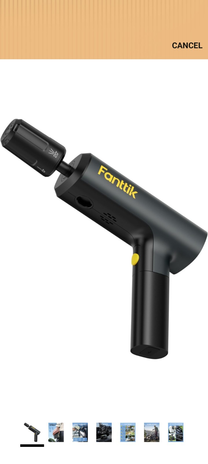 Fanttik K100 Flip Portable Cordless Electric Sprayer, Foldable Pressure Washer