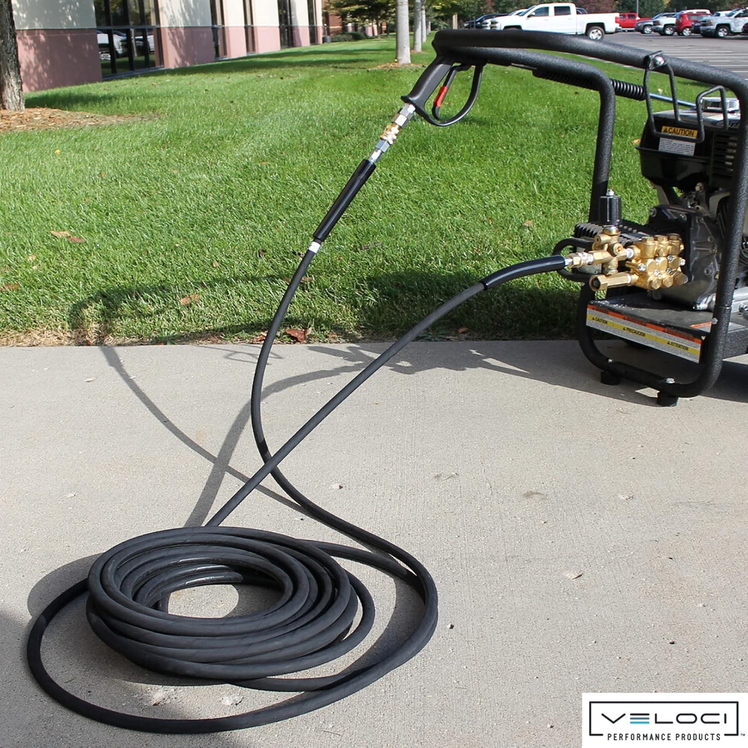 MTM Hydro Kobrajet High Pressure Washer Hose 3/8” 4000 PSI 100’, Black