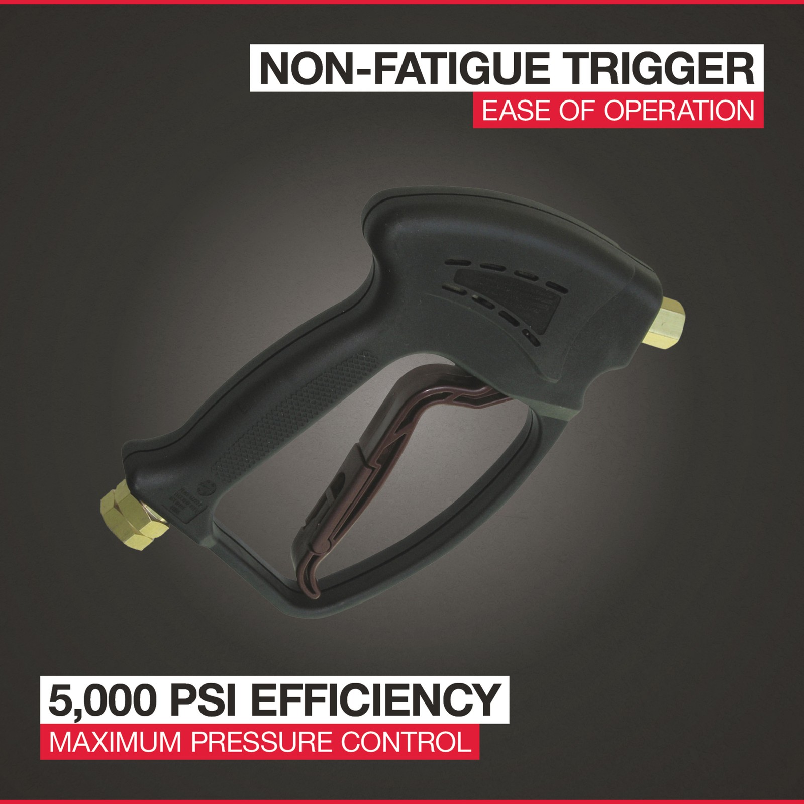 NorthStar Non-Fatigue Trigger Spray Gun, 5000 PSI, 10.5 GPM