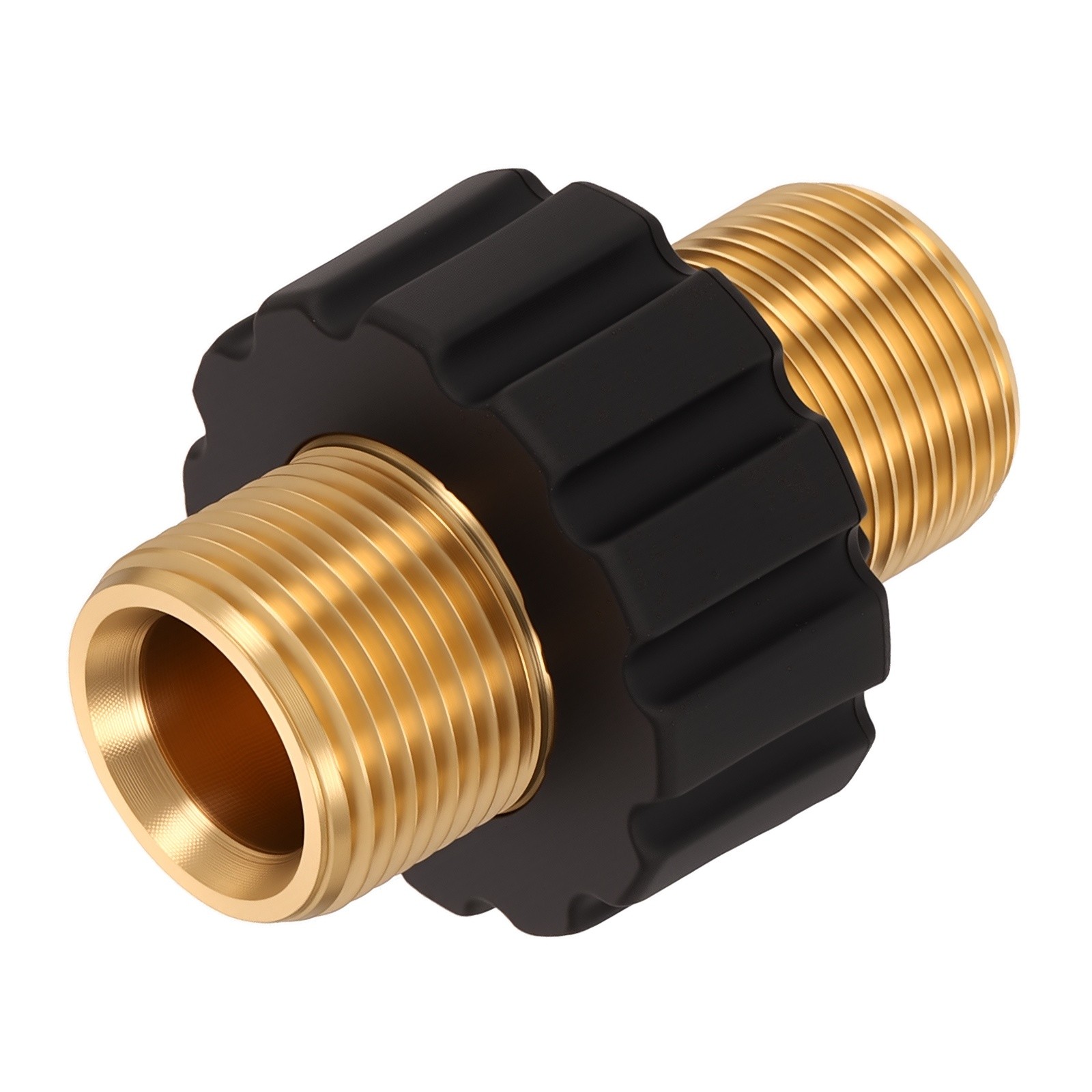 M22 14mm Male to M22 14mm Male Pressure Washer Adapter Brass Fittings