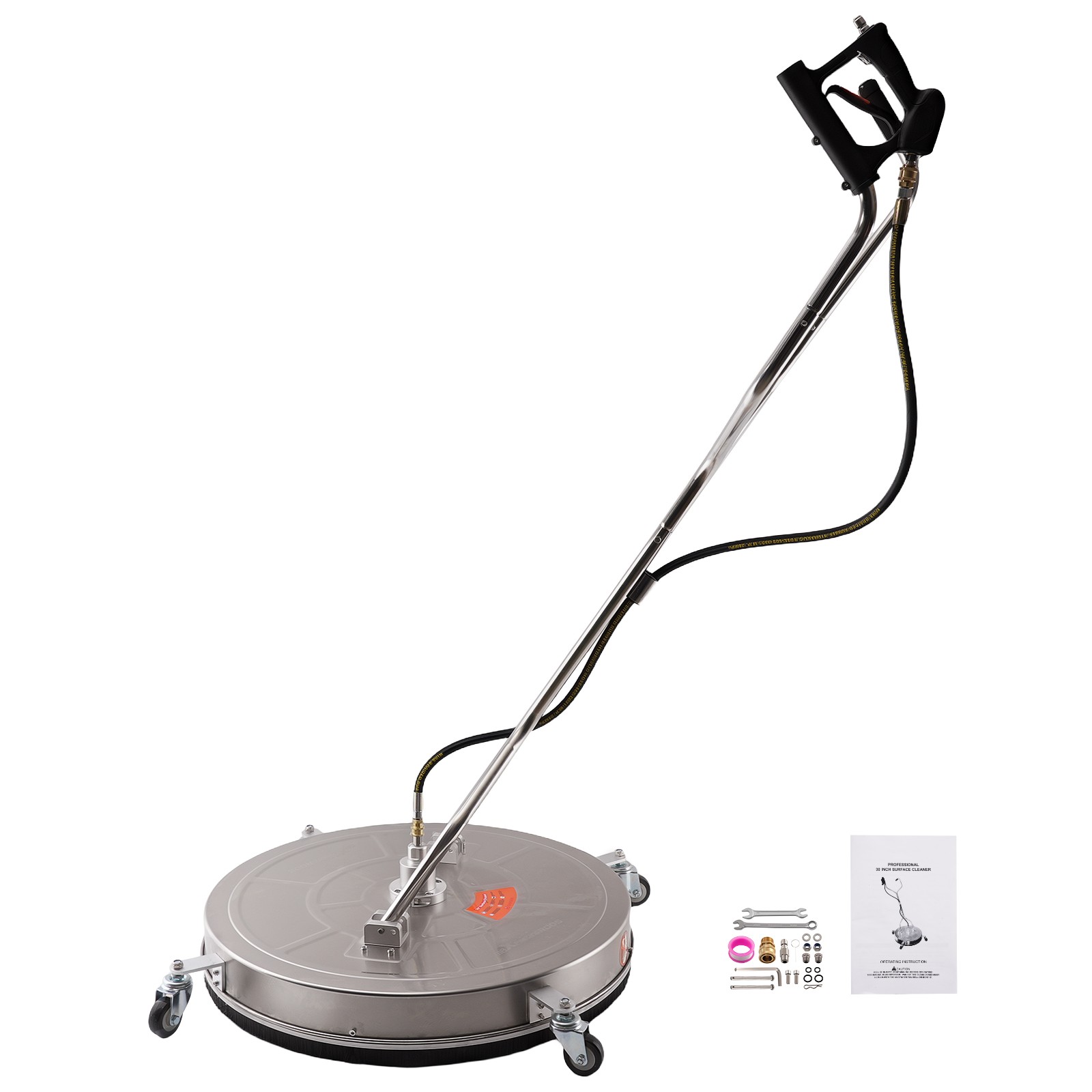 30 inch Pressure Washer Surface Cleaner 6000 PSI 3/8″ Quick Connect Plug