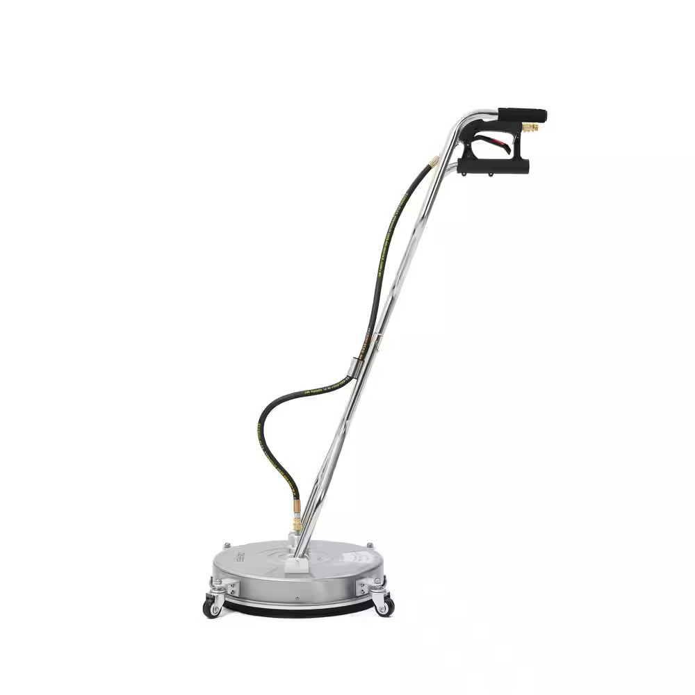 24 In. 4350 PSI Pressure Washer Surface Cleaner with 2 Hose Adapters