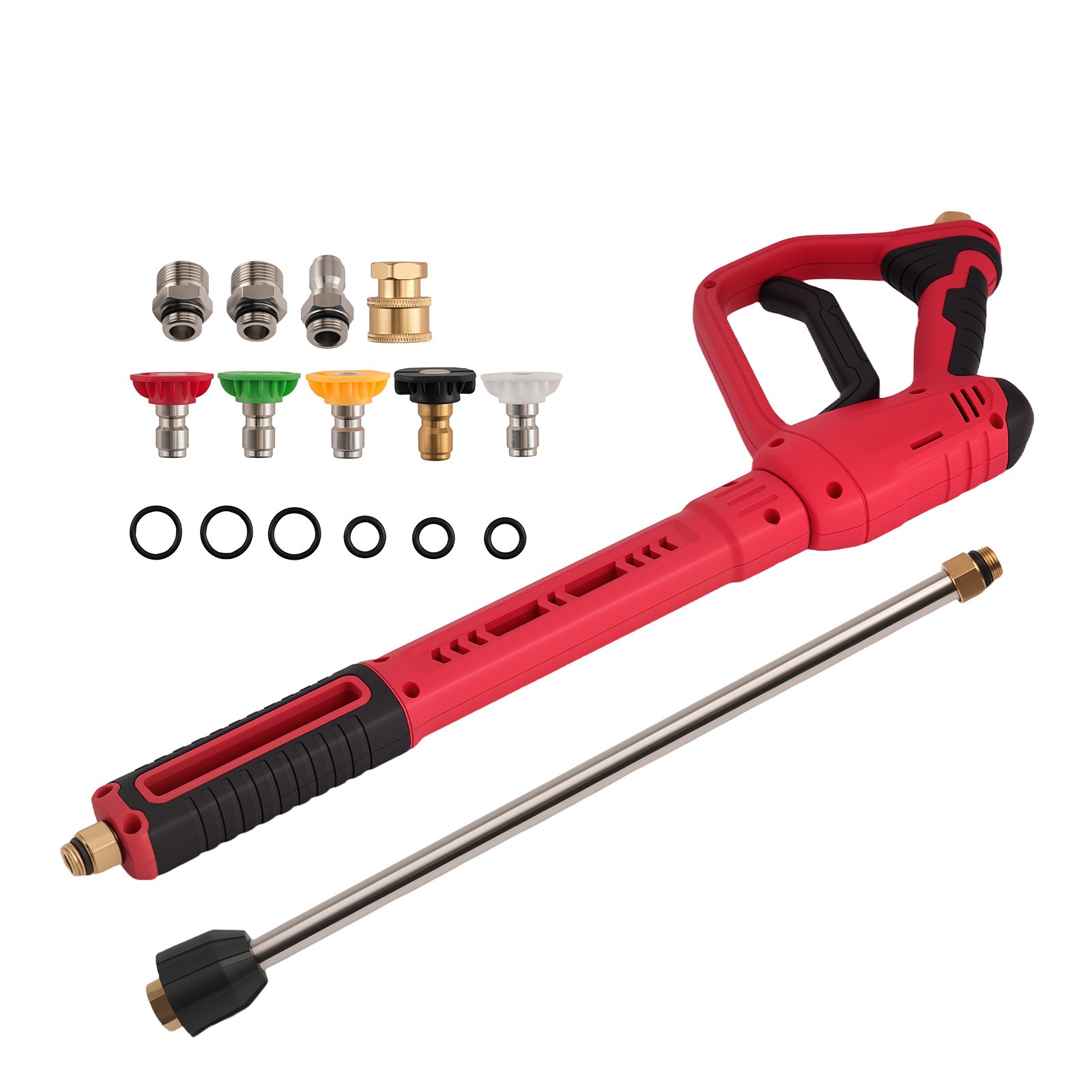High Pressure 4000PSI Car Power Washer Gun Spray Wand Lance Nozzle M22 Adapter