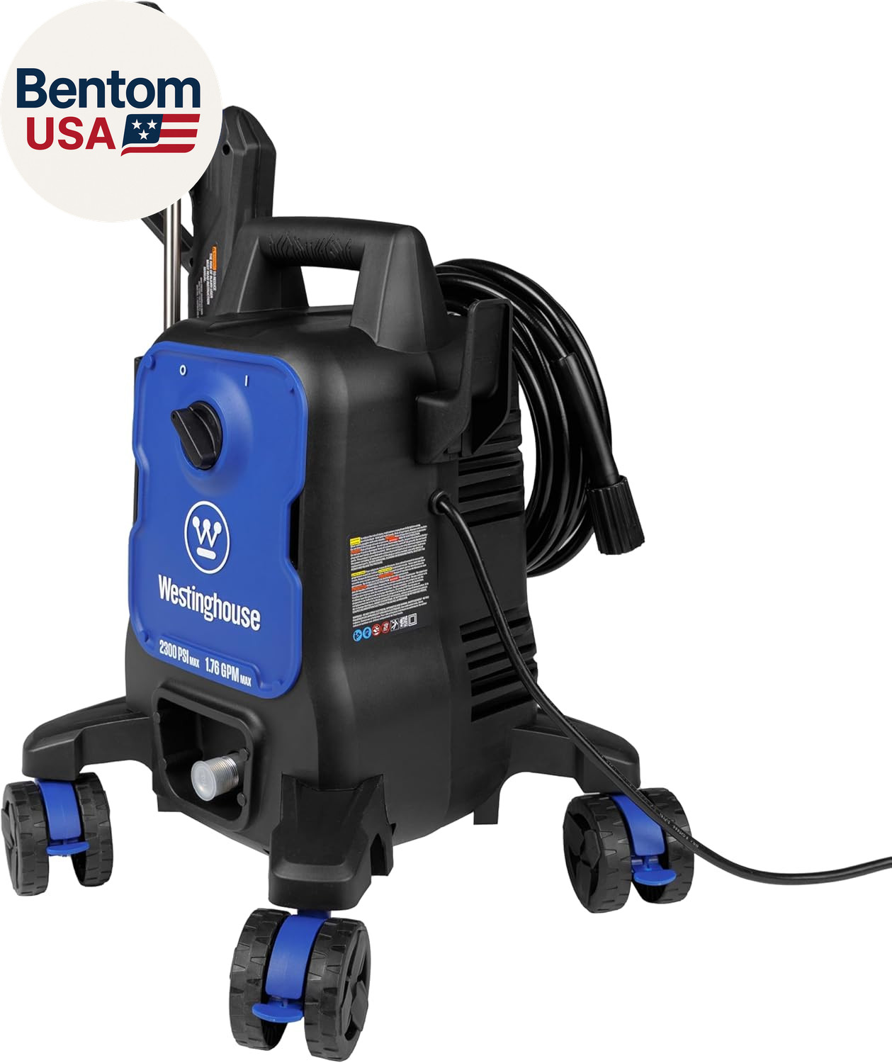 Epx3100 Electric Pressure Washer, 2300 Max PSI 1.76 Max GPM with Anti-Tipping Te