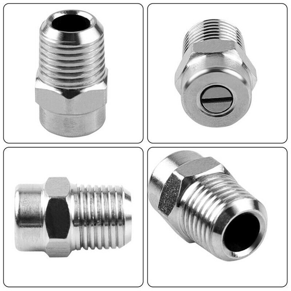 1Pc Pressure Washer For Cleaner Nozzle Replacement Thread Type Spray New