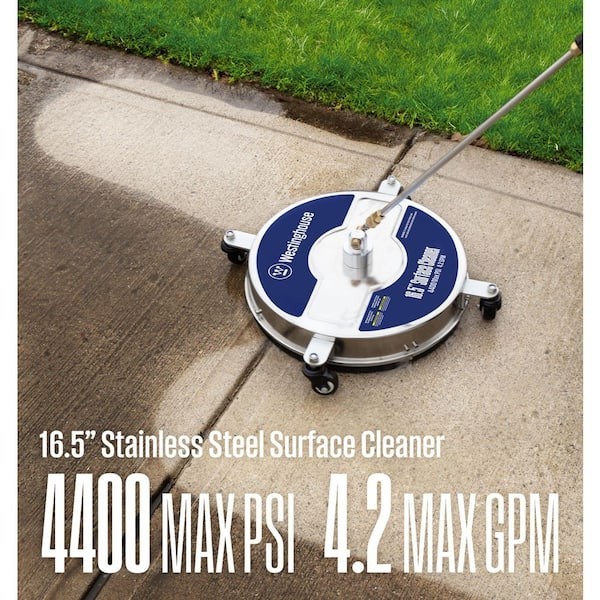 16.5 In. 4400 PSI Stainless Steel Pressure Washer Surface Cleaner