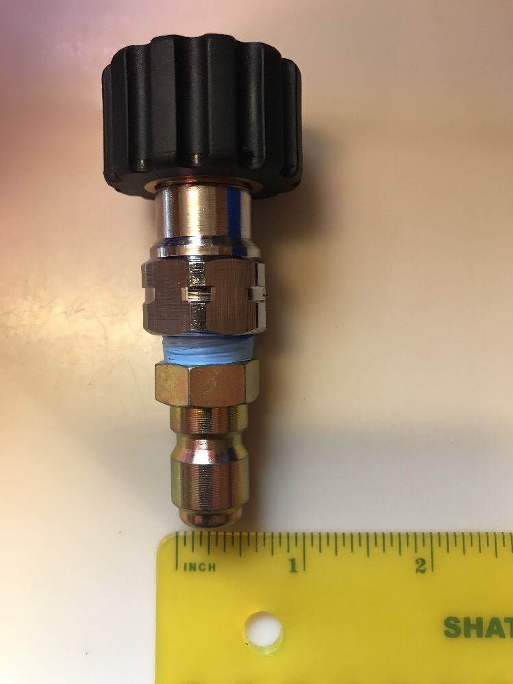 M22 Female 15mm Twist Connect x 3/8″ Plug Fits Sun Joe And AR Blue Clean