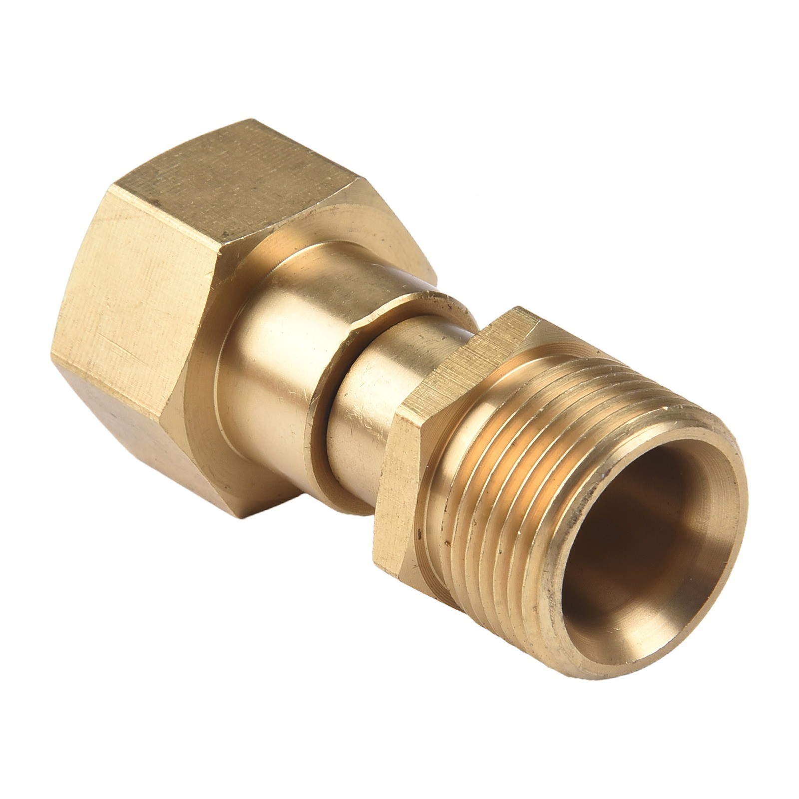 1pc Washer Adapter M22 14mm Thread Fitting Swivel Joint 1pc For Pressure Washers
