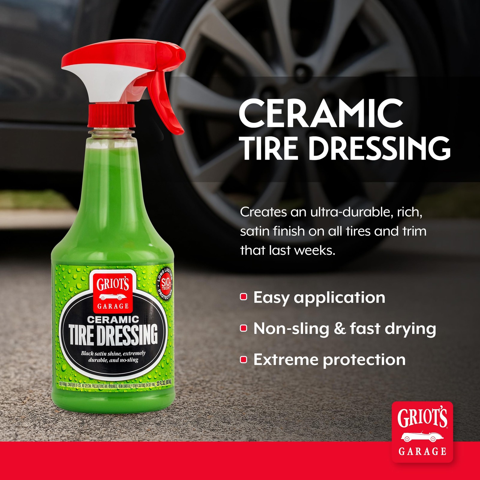 Griot’S Garage Griots Garage Ceramic Tire Dressing Coating For Car Detailing