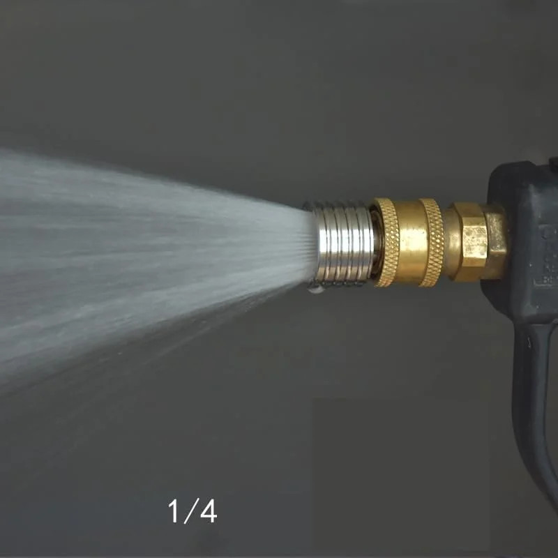 Pressure Washer Tips Spray Nozzle Soft Rain Shower Head Sprinkler with 1/4 Quick