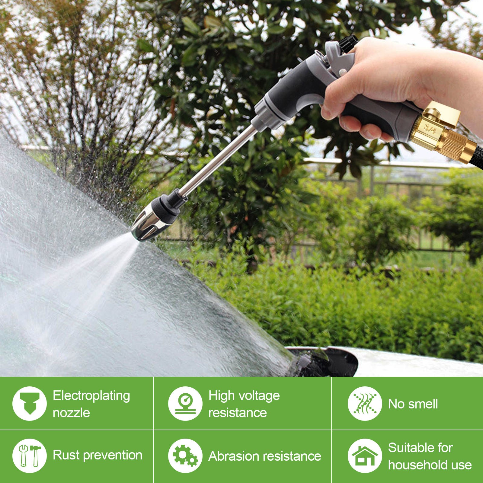 1PC/2PCS High Pressure Foam Sprayer for Garden Hose, Foam Gun Car Wash 8 Sprayer
