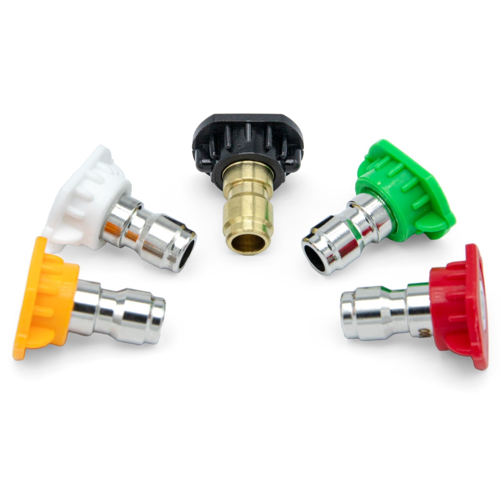5 Piece Spray Nozzle Kit for Pressure Washers up to 4000 PSI, 1/4″ Quick Connect