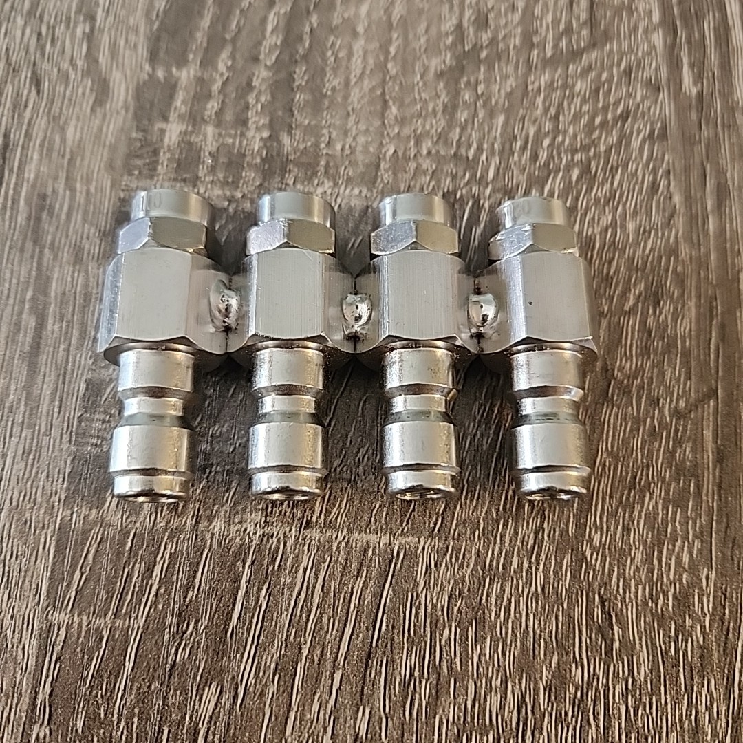4 GPM J-Rod Pressure Washer Nozzle Kit – 4-Way Stainless Steel Tip Holder 1/4″