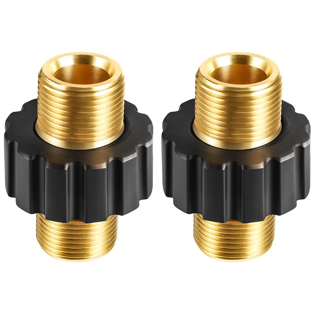 Brass Pressure Washer Connector Quick Connect Fitting M22-14mm Hose Adapter