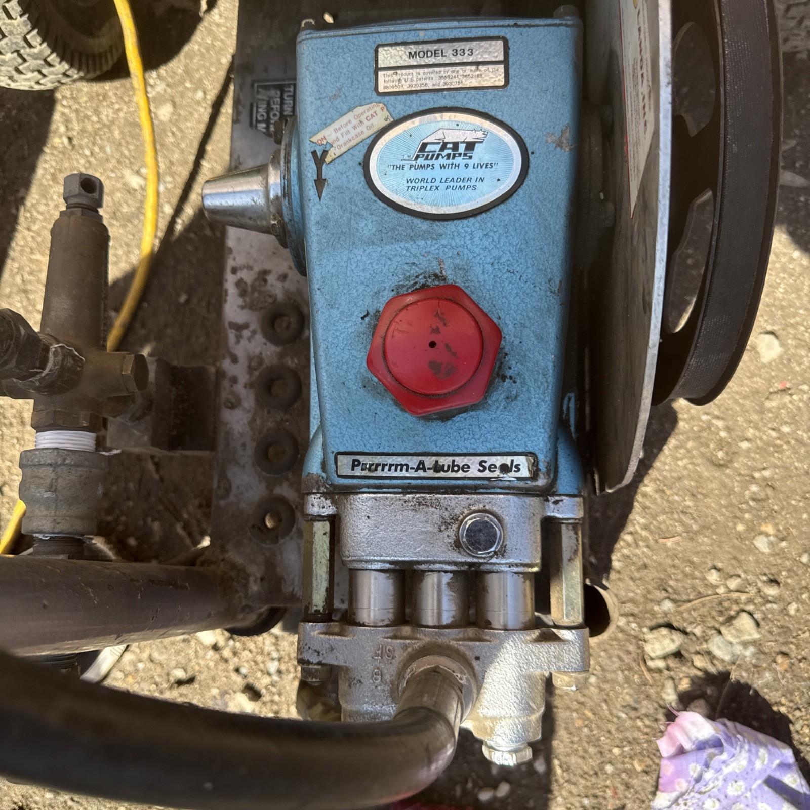 Cat Model 333 Cat Pump Pressure Washer Car Wash TESTED WORKS