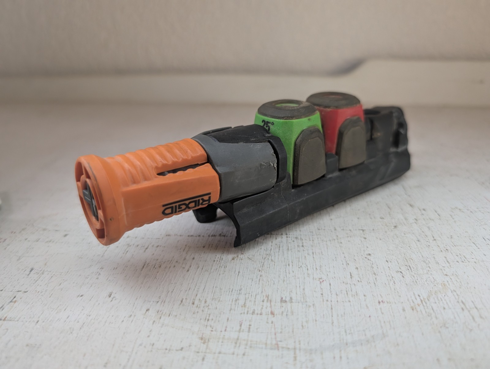 Ridgid FOR PARTS Adjustable Multi Angle 6 In 1 Pressure Washer Nozzle Replace