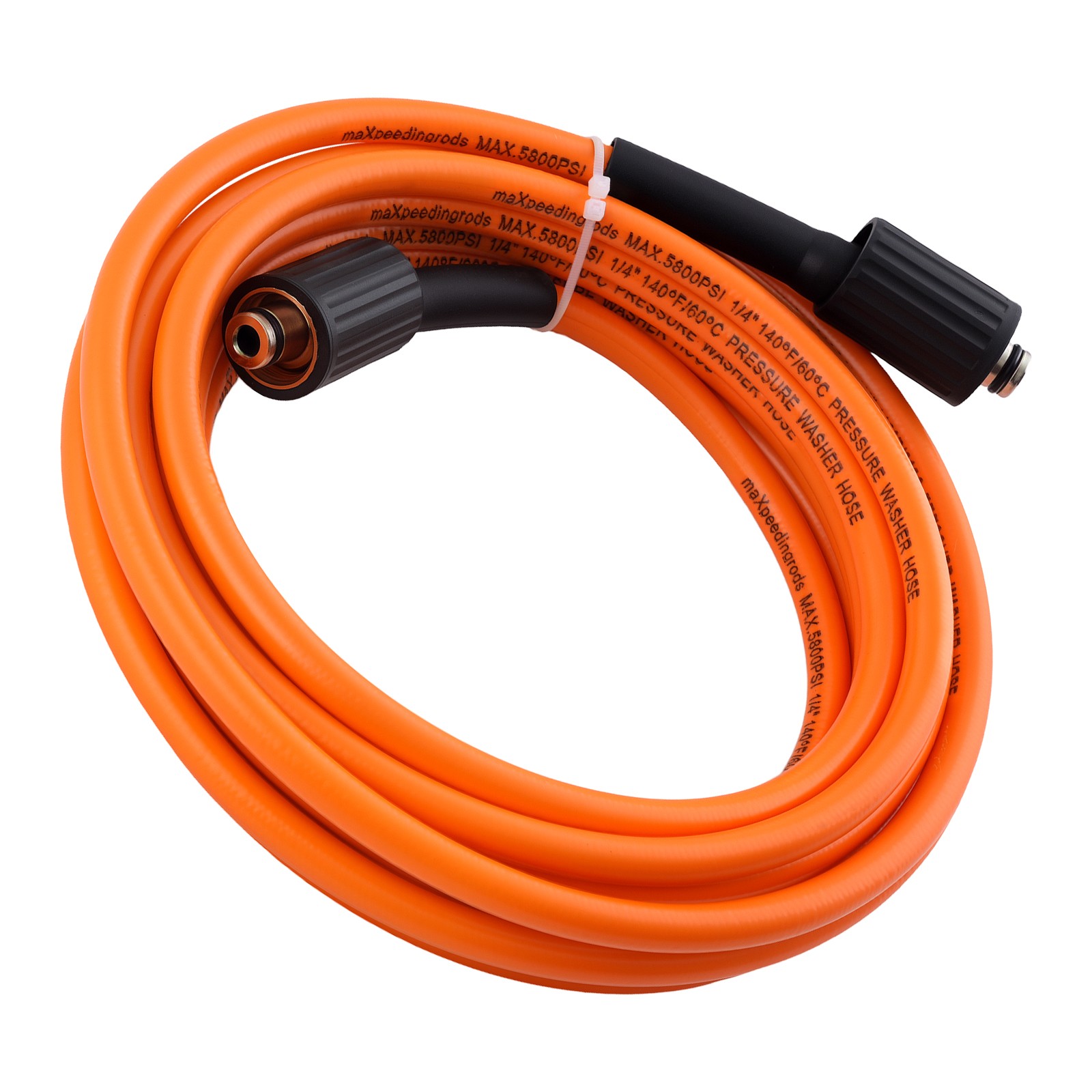 25FT Pressure Washer Hose 5800PSI 1/4″ Quick Connect Kink Resistant High Quality