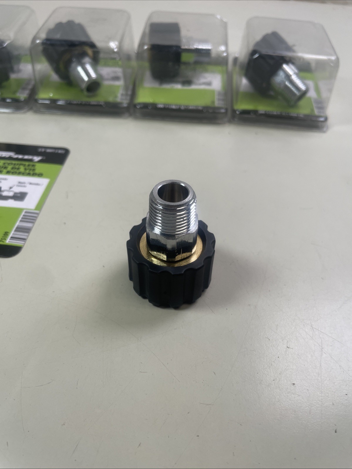 Forney 75109 5800 PSI 3/8” MNPT x M22 Screw Coupler Coupling (5 Pack)