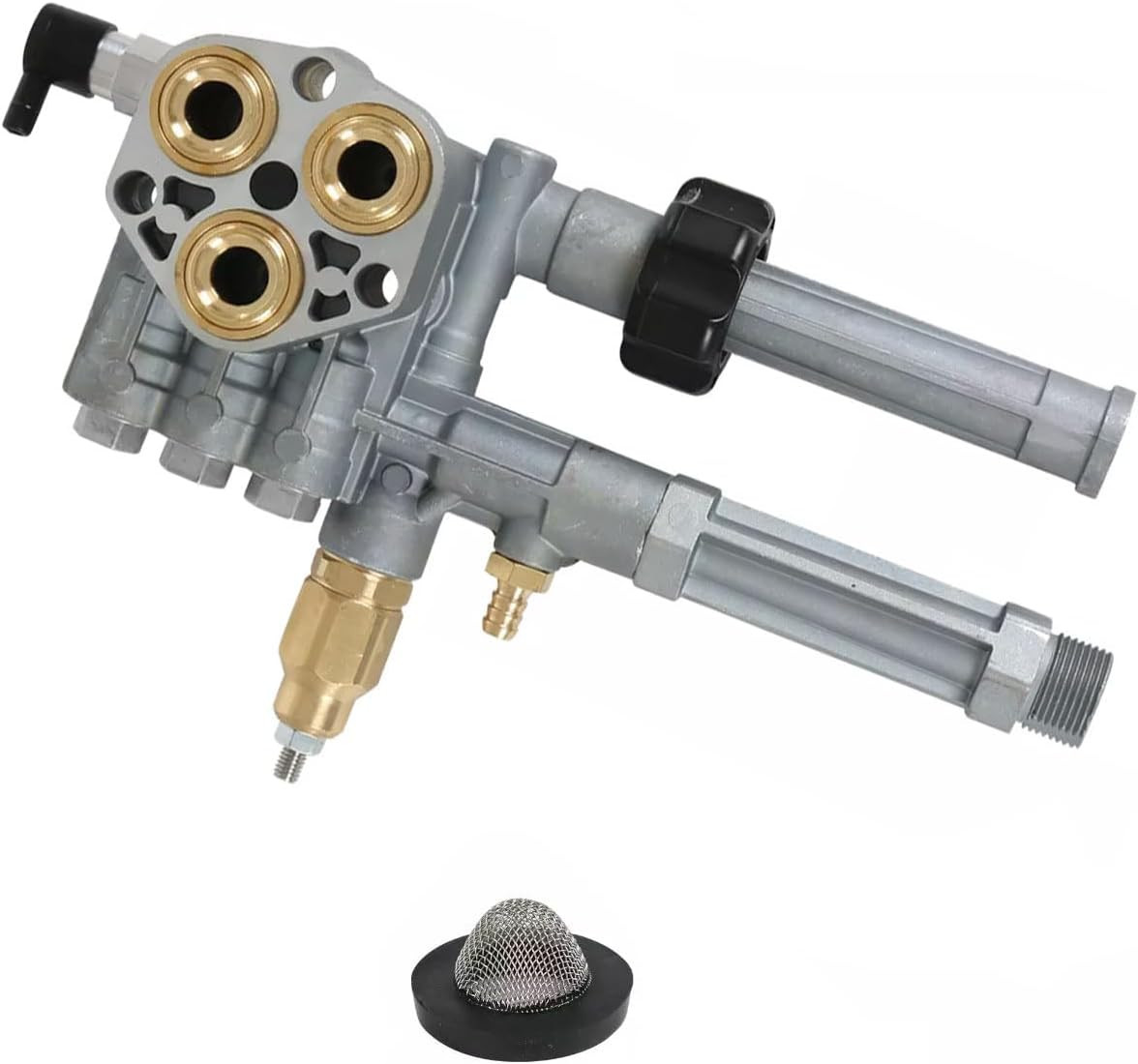 Professional Pressure Washer Pump Head with Unloader & Thermal Relief Valve