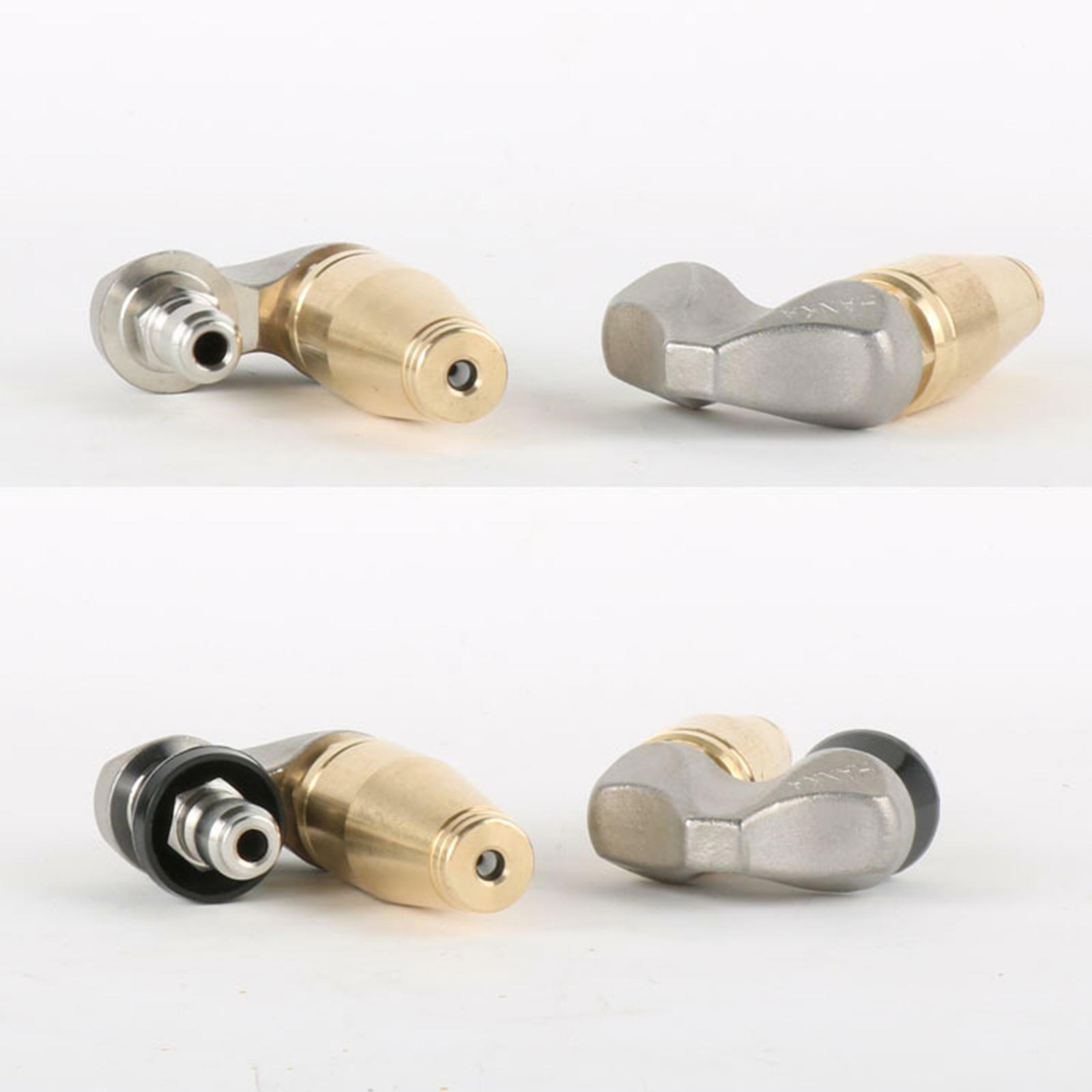 1/4″ 3/8″ 1pc Reverse Turbine Sewer Jet Nozzle For Pressure Washer Cleaning