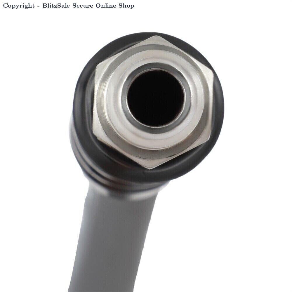 25ft Pressure Washer Hose 4000 PSI Non-Marking Black With Couplers 275F 3/8″