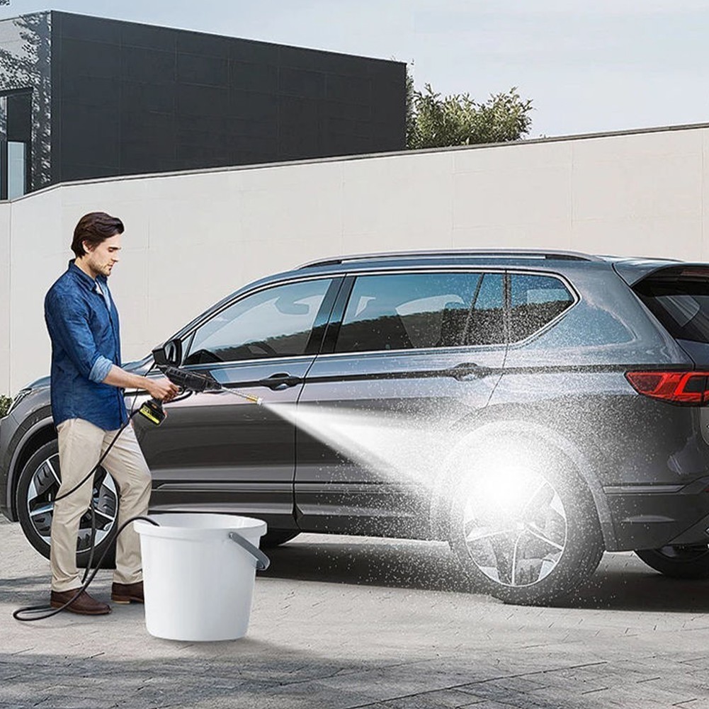 500W Cordless Water Spray Gun Portable High Pressure 50BAR Car Washer Cleaner