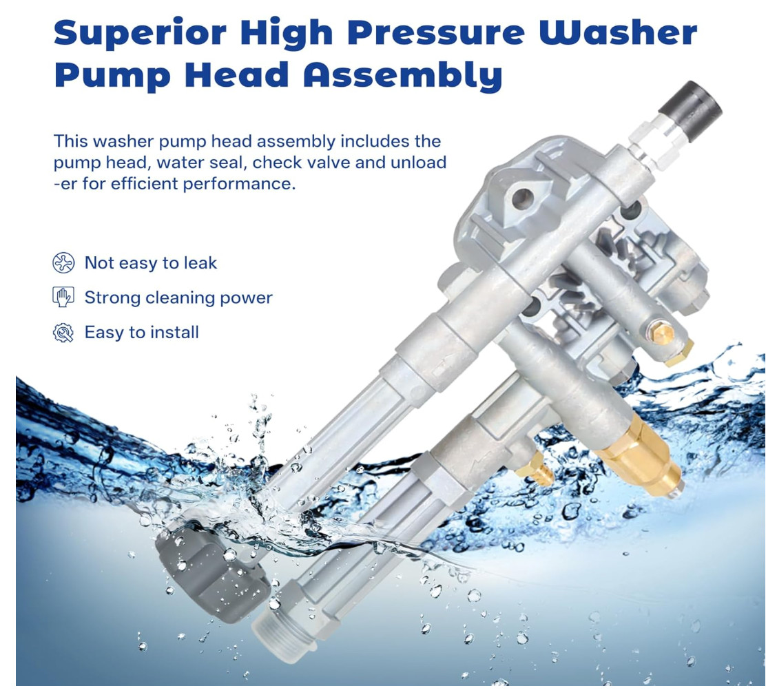 Pressure Washer Pump Head Assy For SRMW / RMW AR42518 AR43061 SRMW22G26-EZ