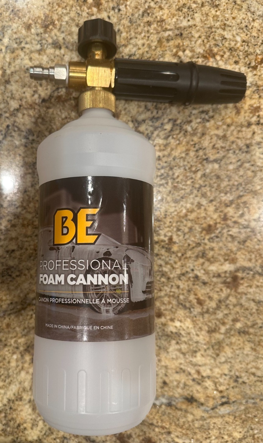 BE Power Equipment Professional Foam Cannon, 4400 PSI, 5.3 GPM