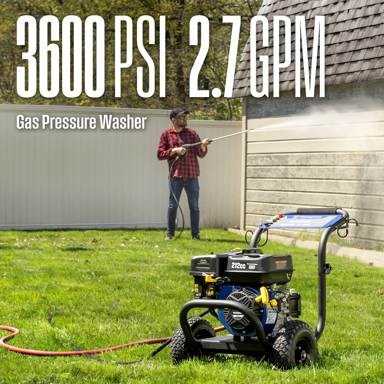 Westinghouse Open Box Gas Pressure Washer, Model WPX3600