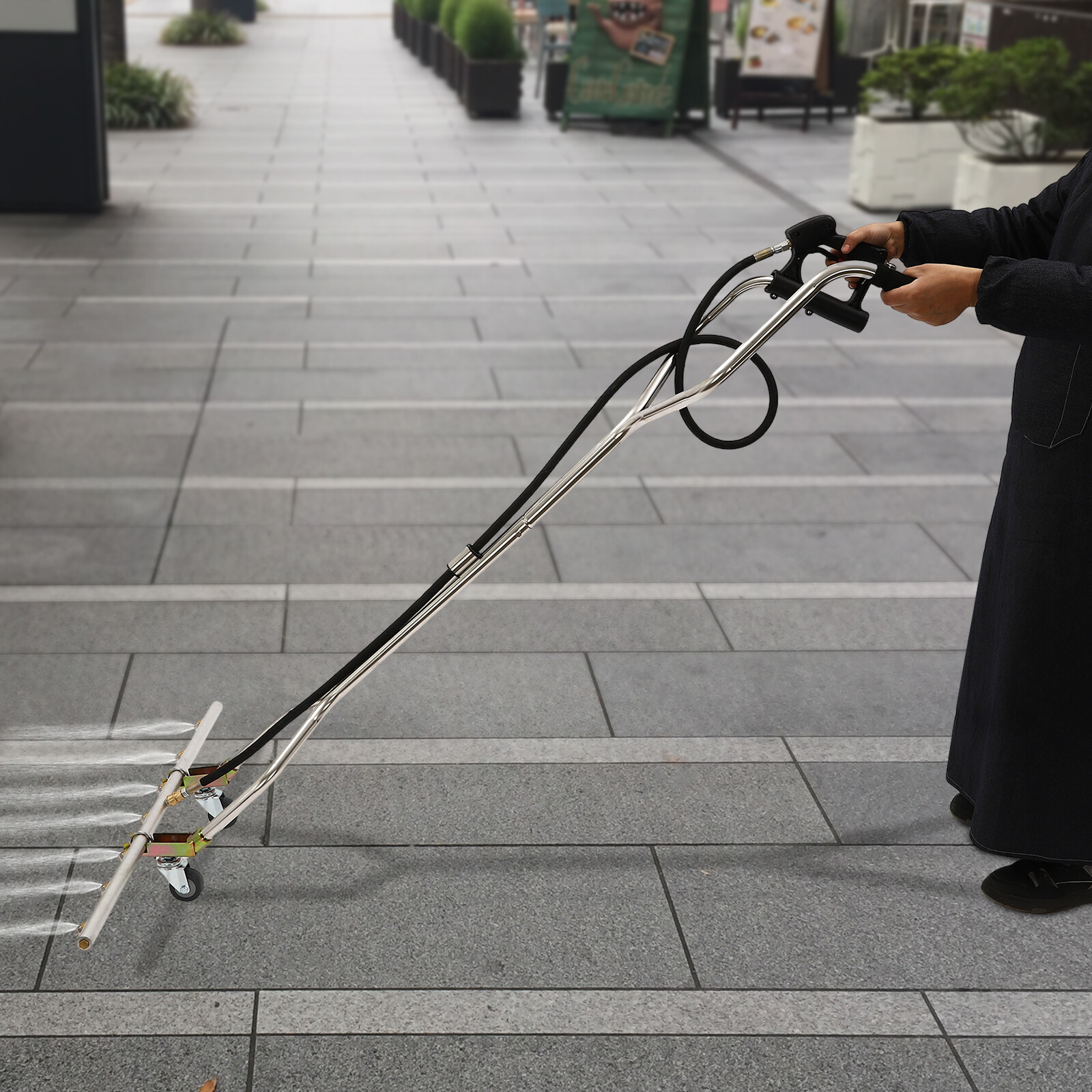 39” 5000psi Pressure Washer Water Broom with 7 Nozzles For Hot and Cold Water