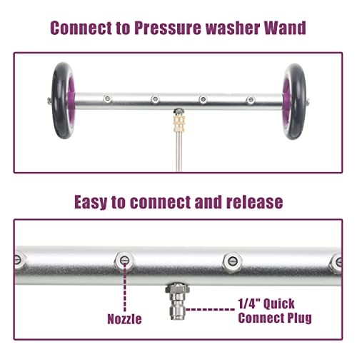 Pressure Washer Undercarriage Cleaner – 16 Inch Power Washer Under Carriage