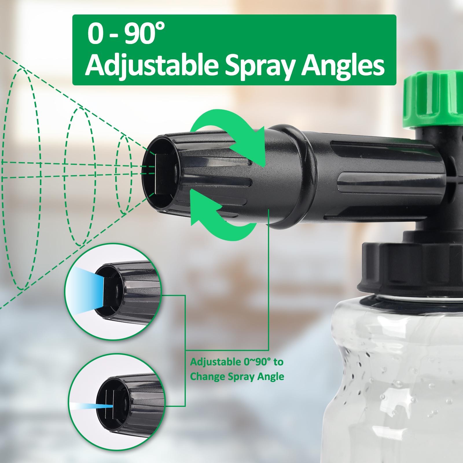 Car Wash Snow Foam Lance Nozzle Cannon Generator High Pressure Washer Tool