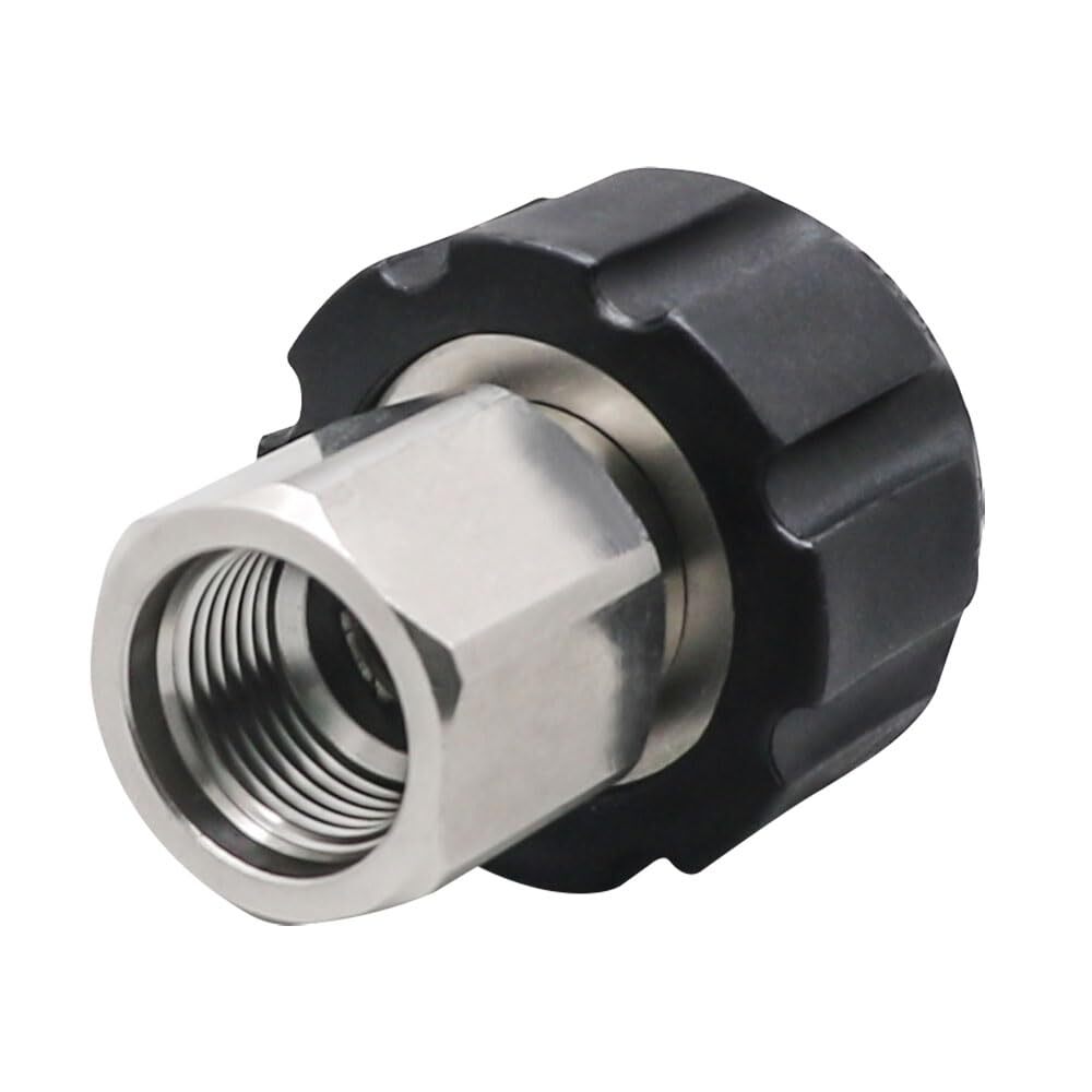 Pressure Washer Adapter Fitting Stainless Steel M22-14mm to NPT 3/8 Female Th…
