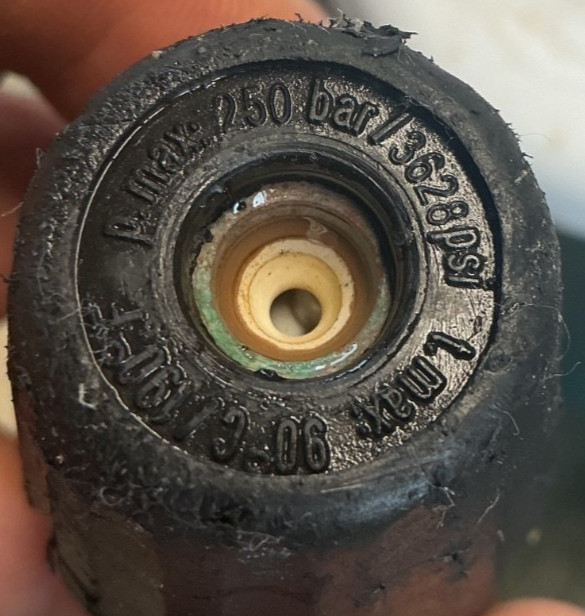 pressure washer rotating turbo nozzle max 3628 psi (used) 1/4 inch
