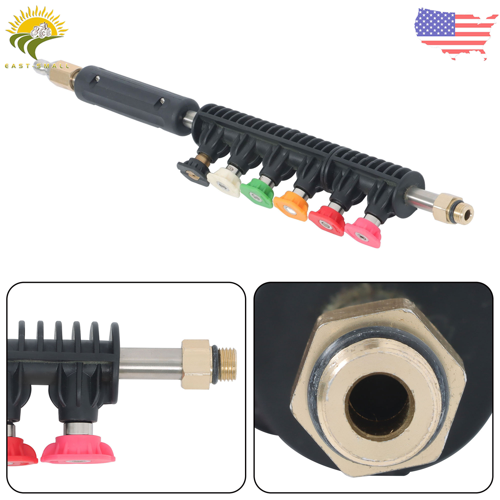 97 Inch Pressure Washer Extension Wand, Replaceable Upgraded Power Washer Lance
