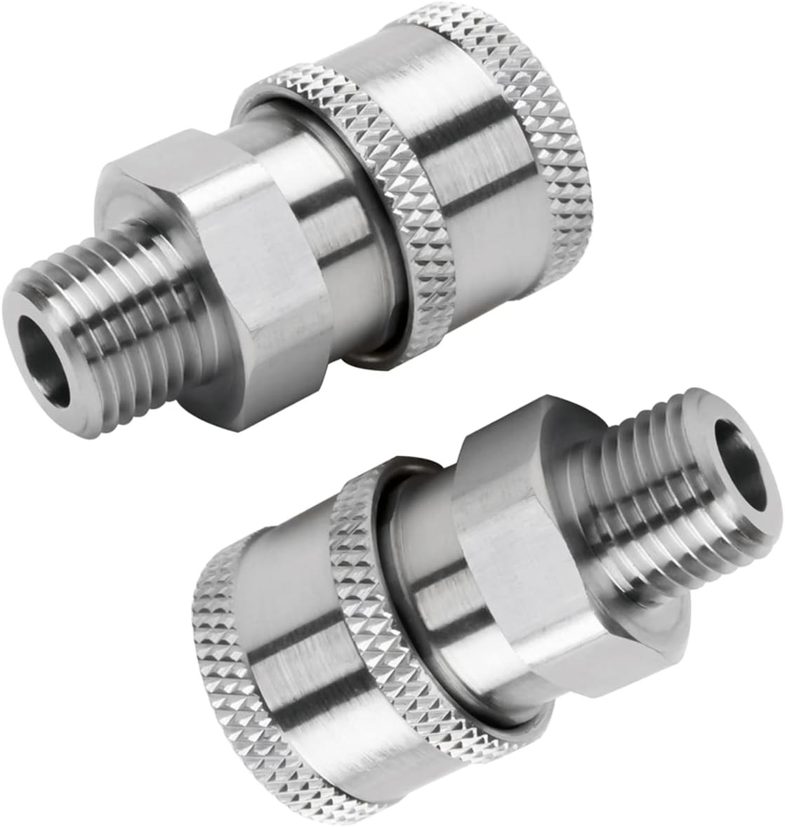 Pressure Washer Fitting 304 Stainless Steel 3/8″ NPT Male Quick Connector Couple