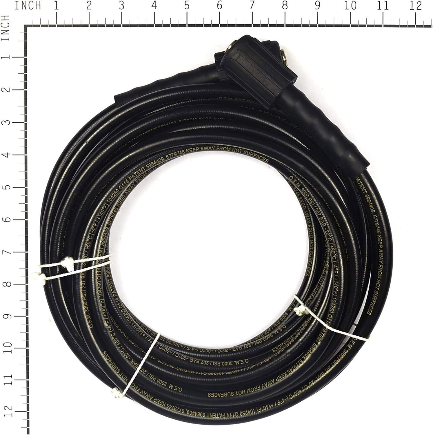 Black Replacement Hose for Pressure Washers