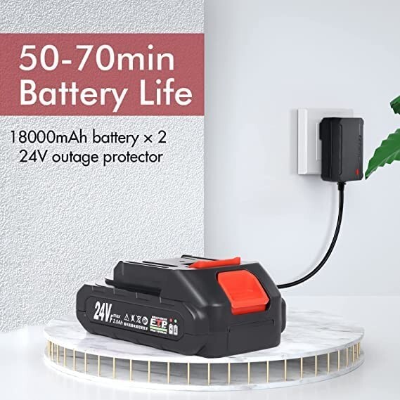 Aumotop Cordless Portable Pressure Washer, 6 in 1 Nozzle Electric High Power Was