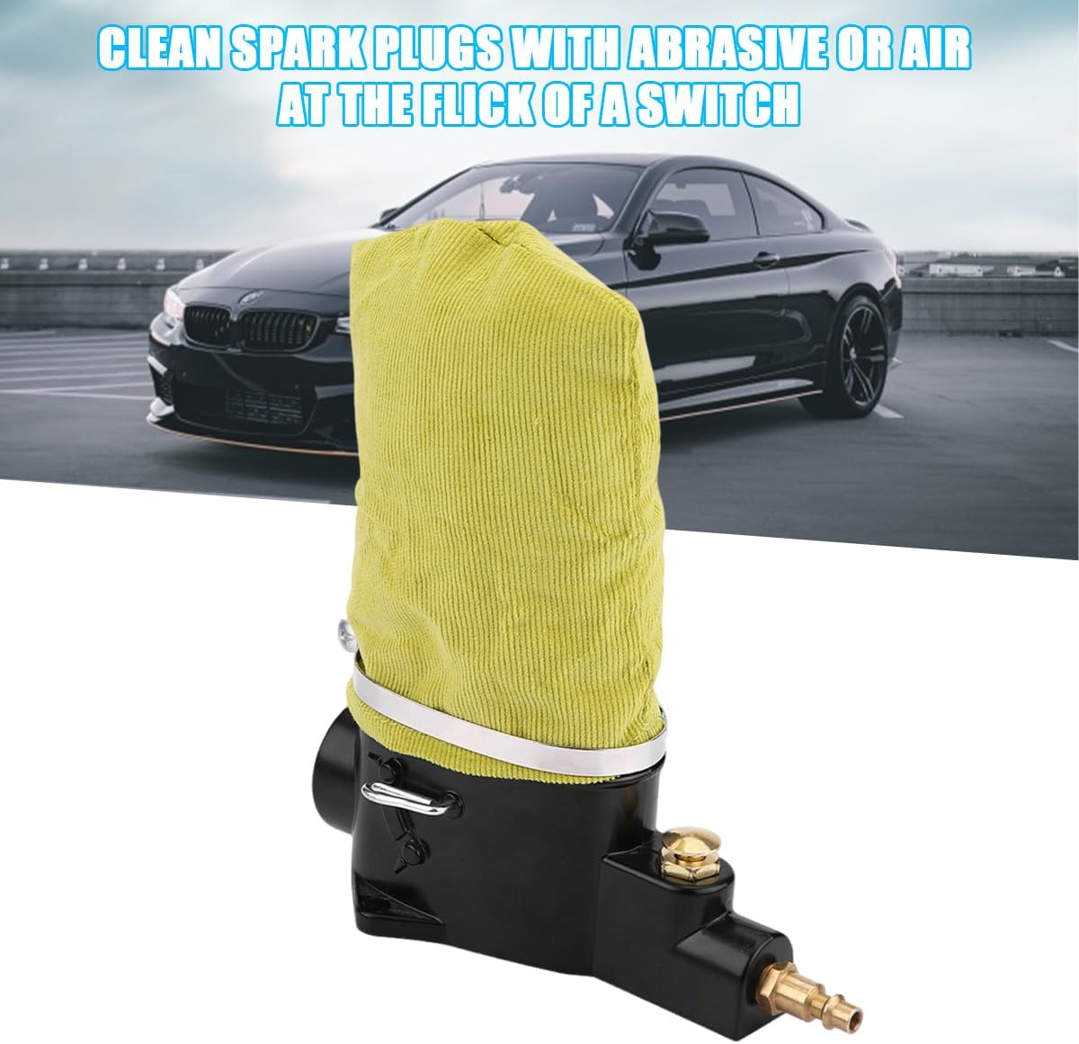 Car Pneumatic Spark Plug Cleaner, Vehicle Air Sand Blaster Plug Cleaning