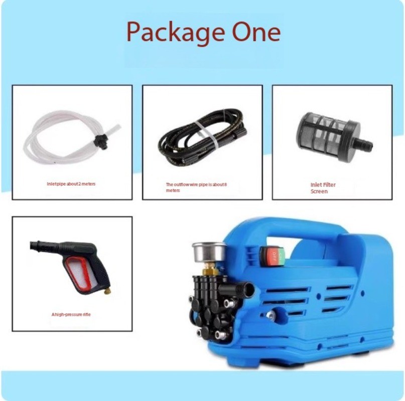 Home Use High-Pressure Washer 220V Water Pump Car Wash Machine Fully Automatic