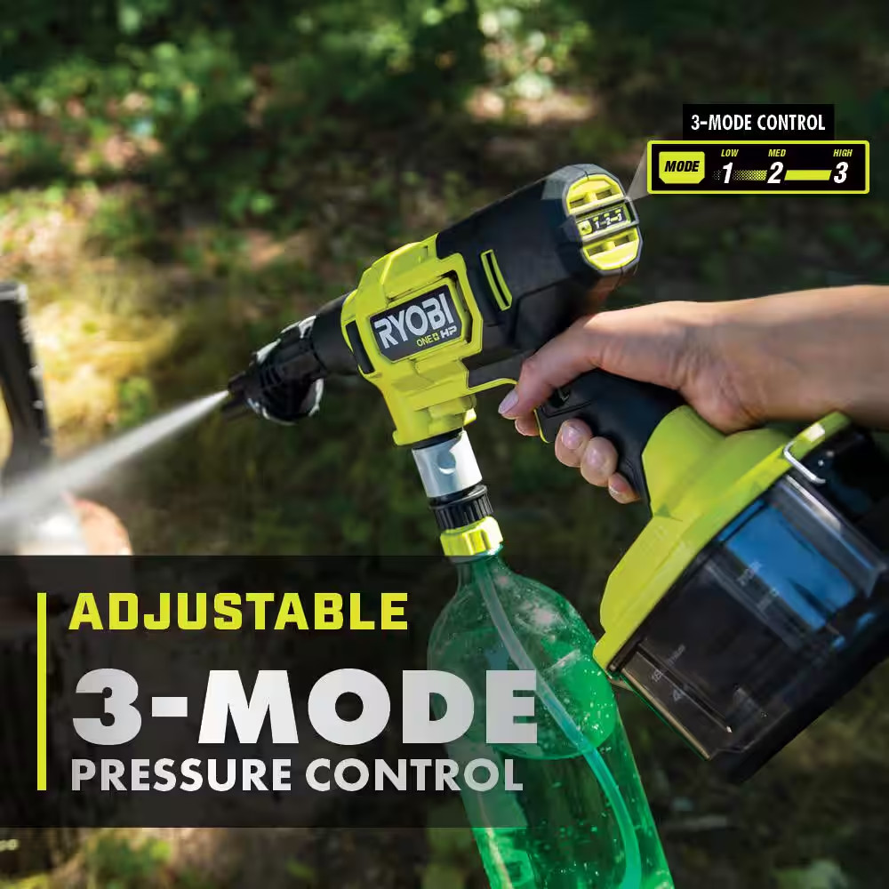 ONE+ HP 18-Volt Brushless Ezclean 600 PSI 0.7 GPM Cordless Electric Power Cleane