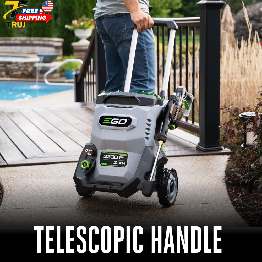 Electric Pressure Washer 3200 PSI Power Washer Battery&Charger Not Included HPW3