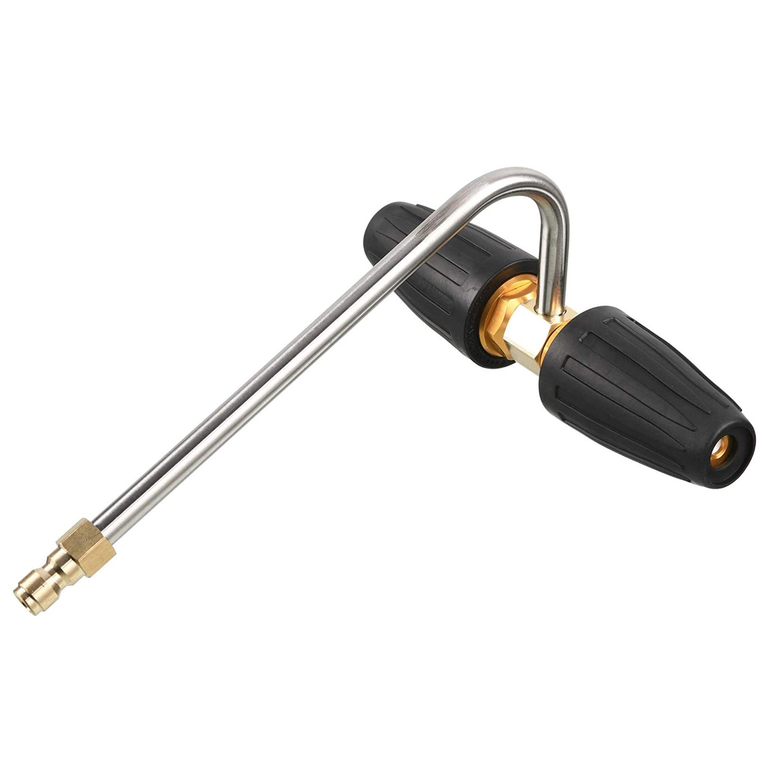 Gutter Cleaner Attachment for Pressure Washer, with 2 Rotary Turbo Nozzle, 1/…