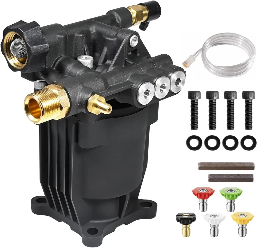 3200 PSI Pressure Washer Pump 3/4″ Shaft Compatible with Honda & Simpson