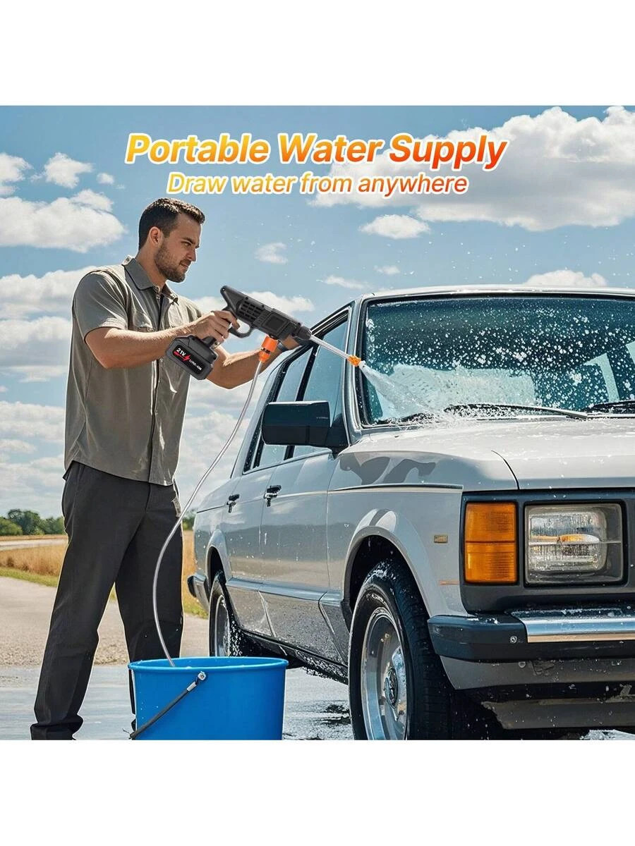 NEW Cordless Pressure Washer 3-In-1 Nozzle 435PSI FREE SHIPPING