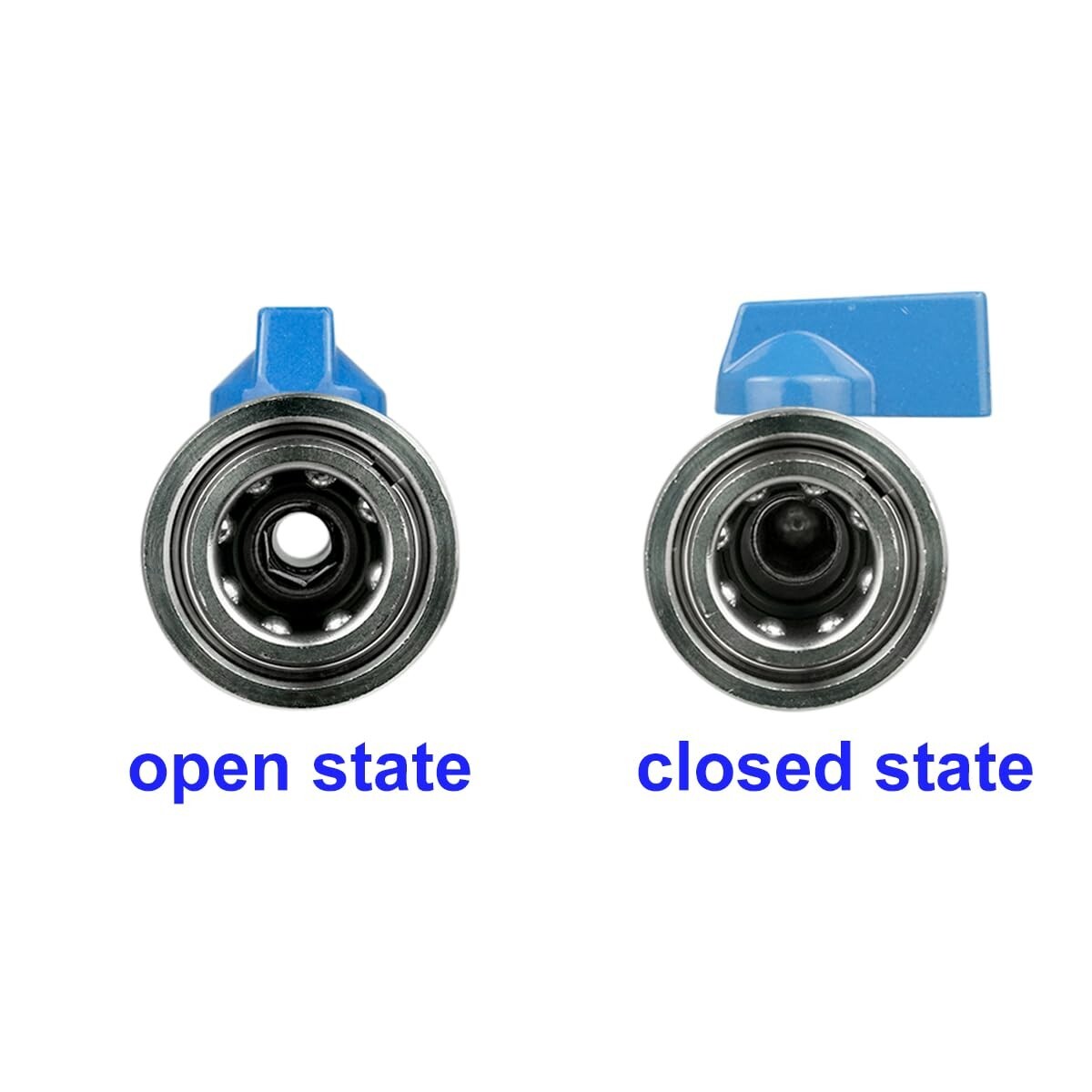 High Pressure Washer Ball Valve Kit 3/8 NPT Quick Connector 4500 PSI for Power W