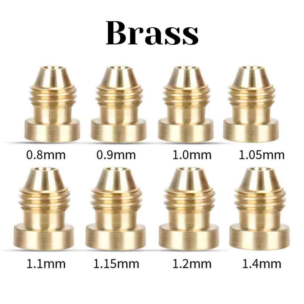 0.8 0.9 1~1.4mm Foam Cannon Orifice Nozzle & Foam Maker Universal Thread Tips