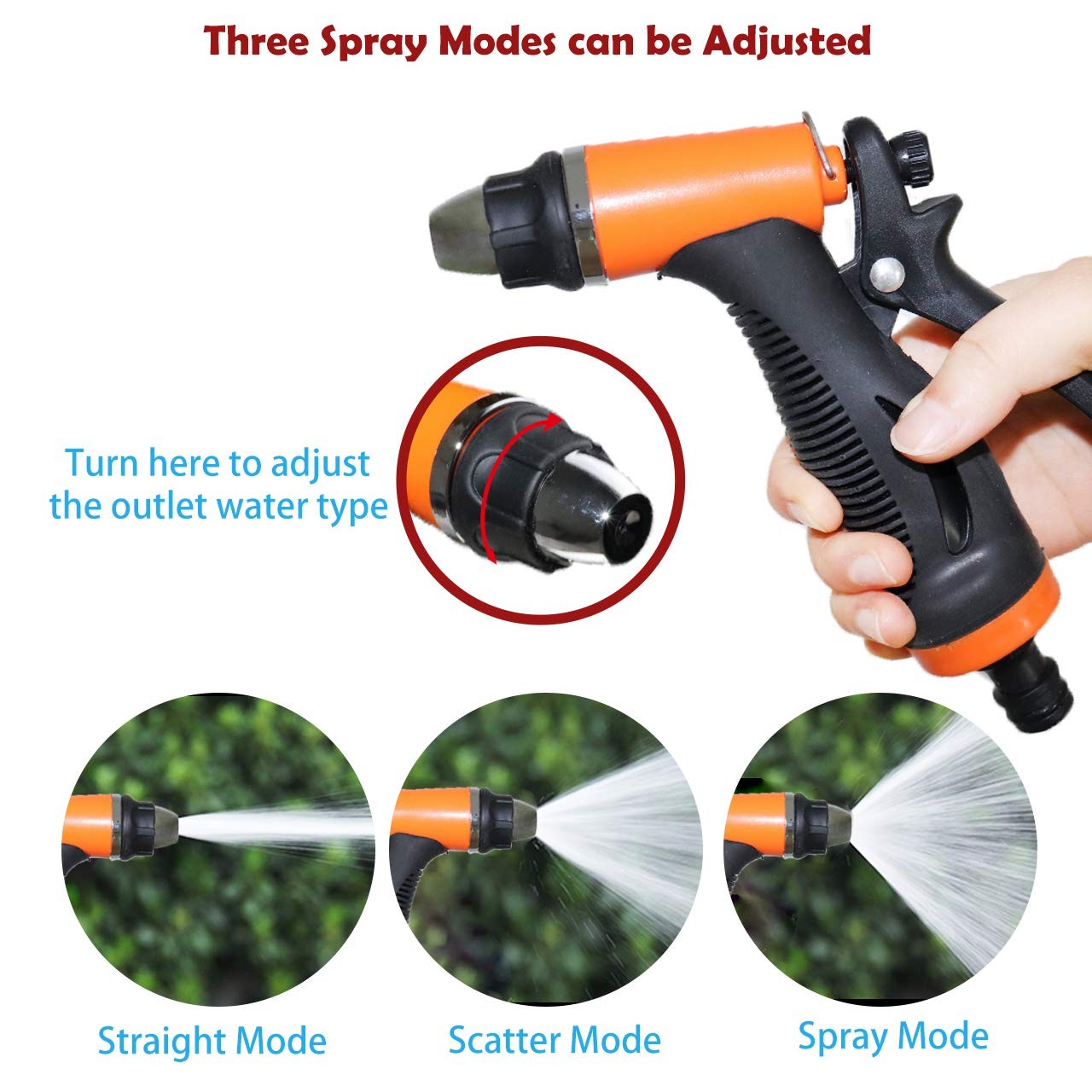 Bomba Agua Presión 12V 100W Portátil Kit Lavado Carro Riego Jardines RV Pressure