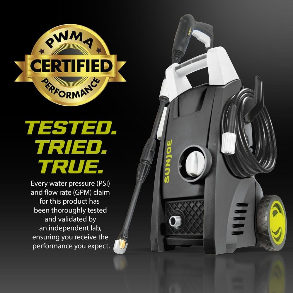 1600 PSI Electric Pressure Washer Portable Power Washer 1.09 GPM Cold Water