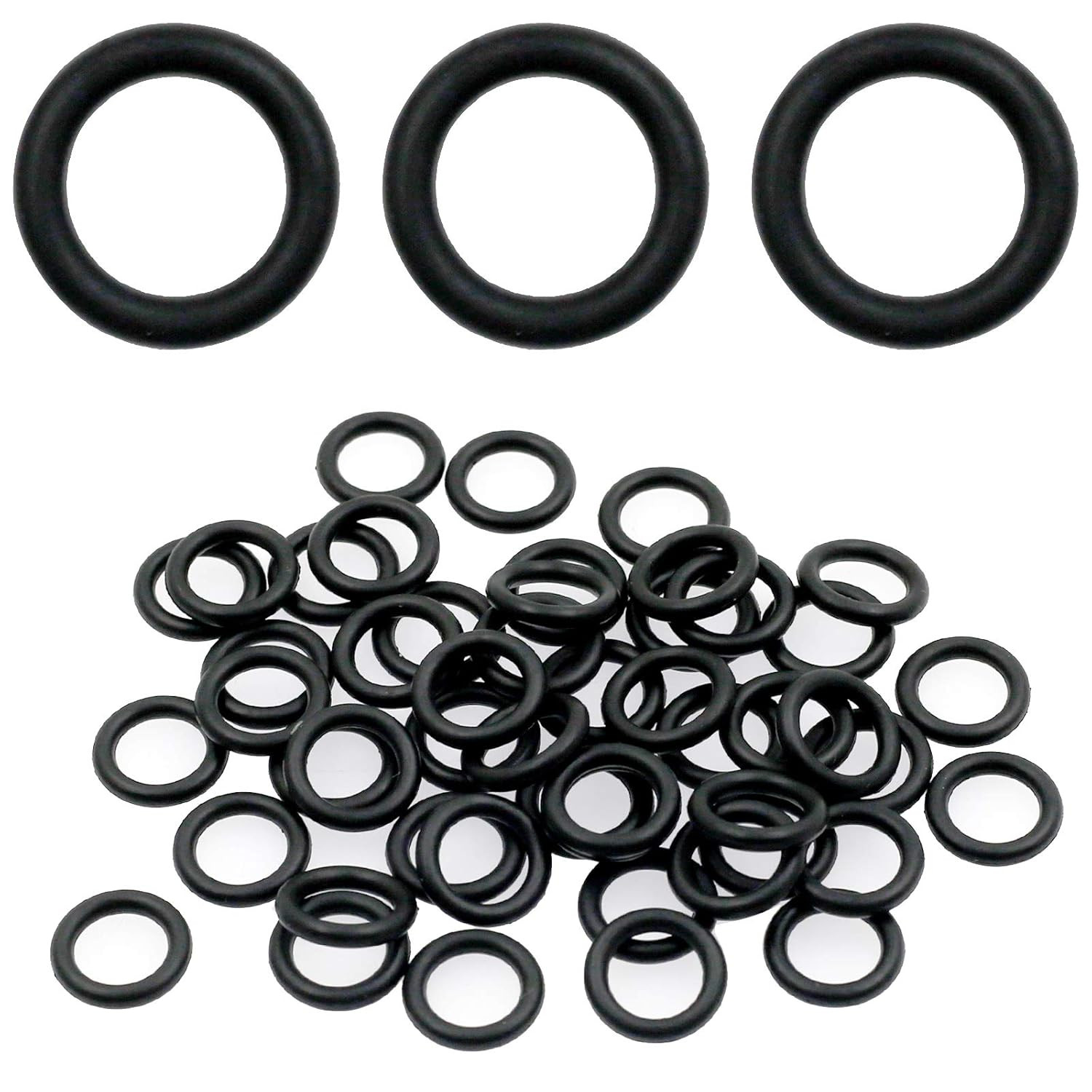 50Pcs Power Pressure Washer O-Rings for 1/4 Inch M22 Quick Connect Coupler (Blac
